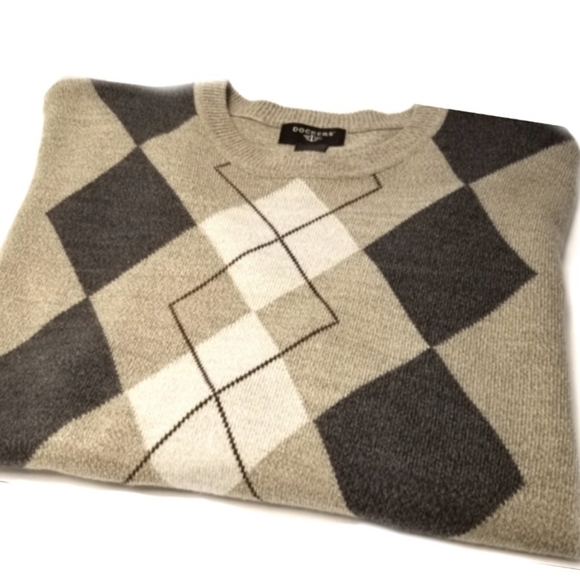 Dockers Super Soft Argyle Sweater - Picture 1 of 4